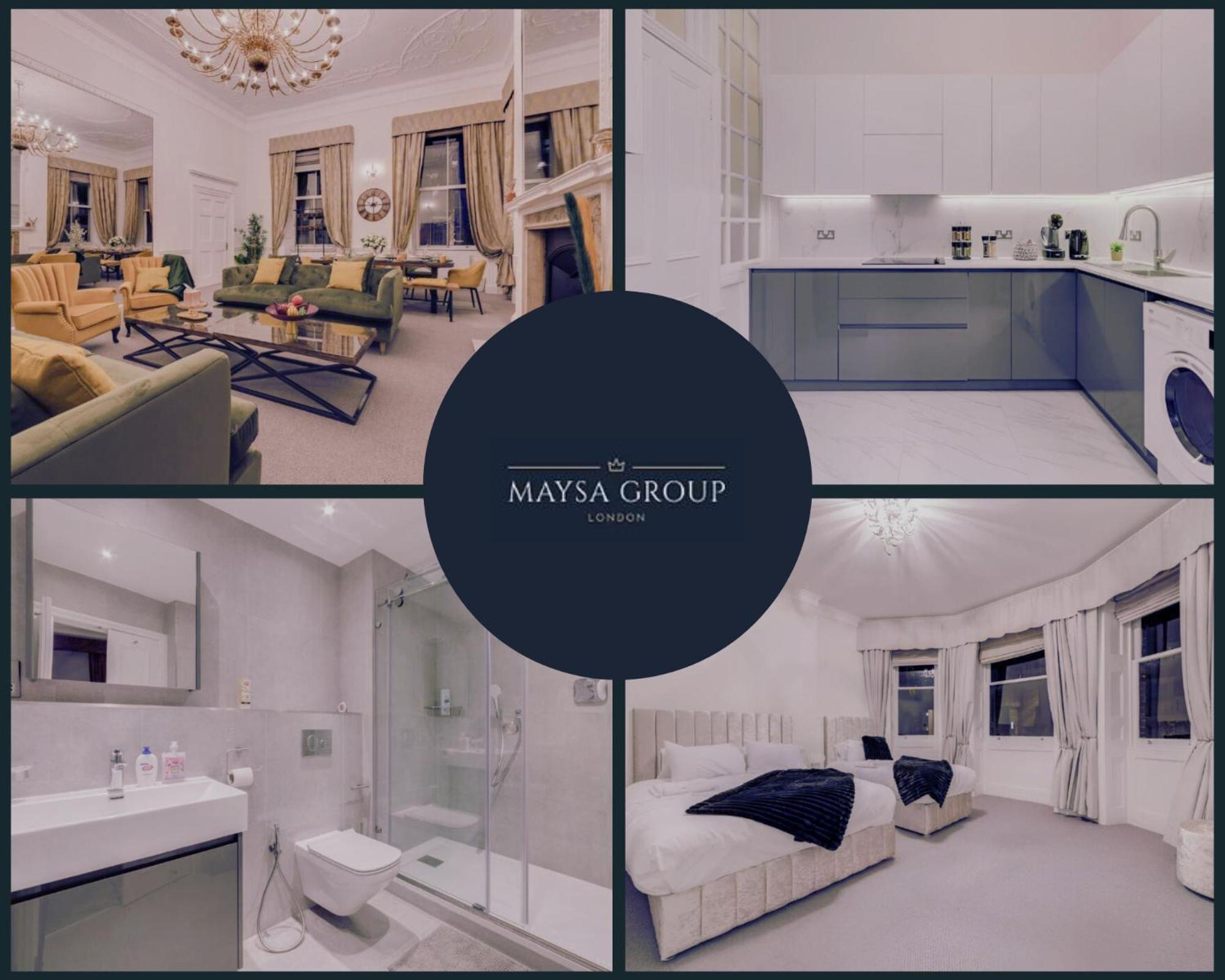 Luxury London 3 Bedroom Duplex With Pool Table - 4Hs ภายนอก รูปภาพ